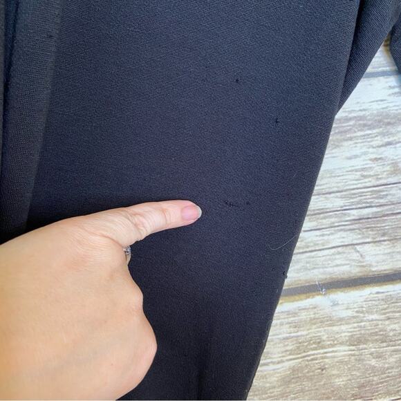 Eileen Fisher L tencel knit cocoon ankle stretch pants elastic waist side pocket - Picture 5 of 7